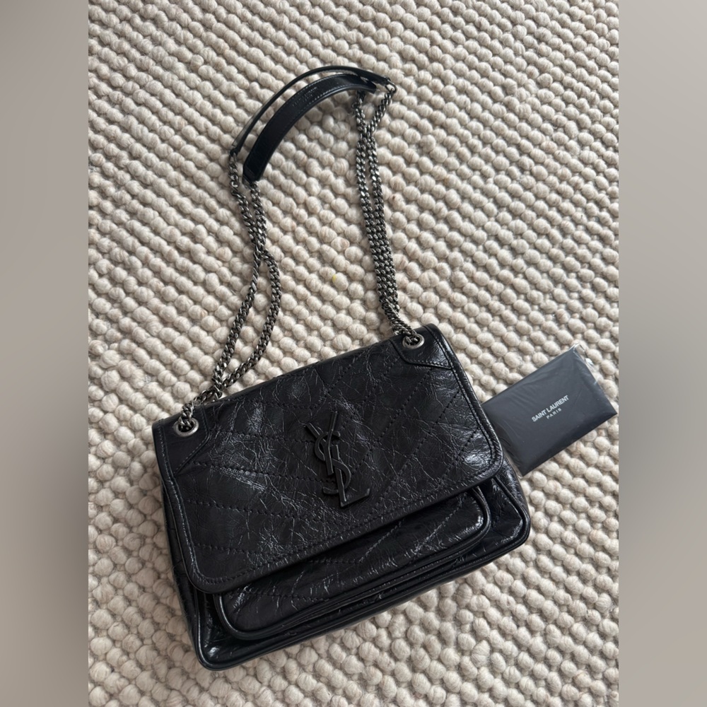 Saint Laurent Niki baby in vintage leather - Picture 8 of 10